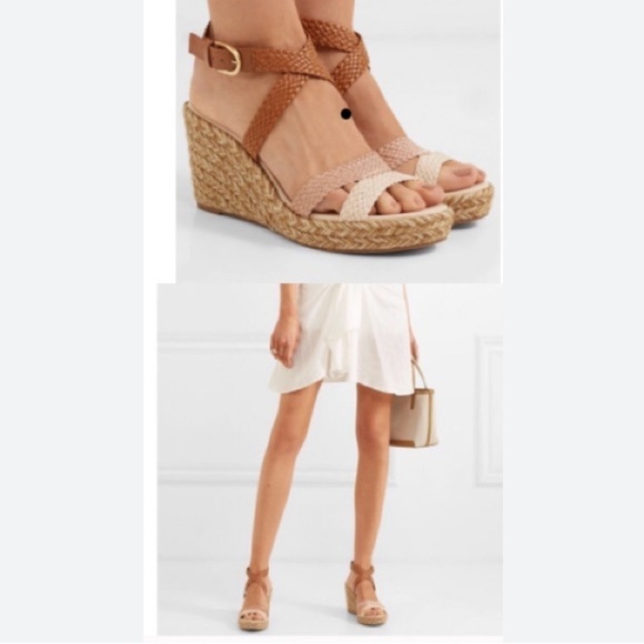 Stuart Weitzman Elsie espadrille wedge Sandals size 7.5 - Picture 9 of 9